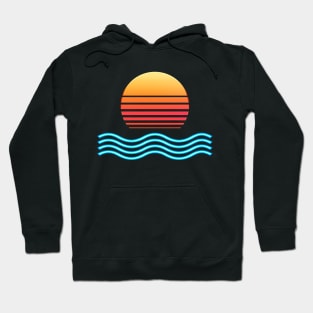 Chrome Wave:  Midnight Sun Hoodie